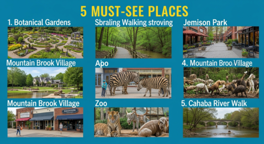 5 must see places in mountain brook alabama