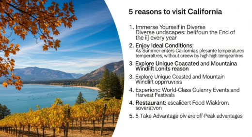 5 reasons to visit california before the end of the summer