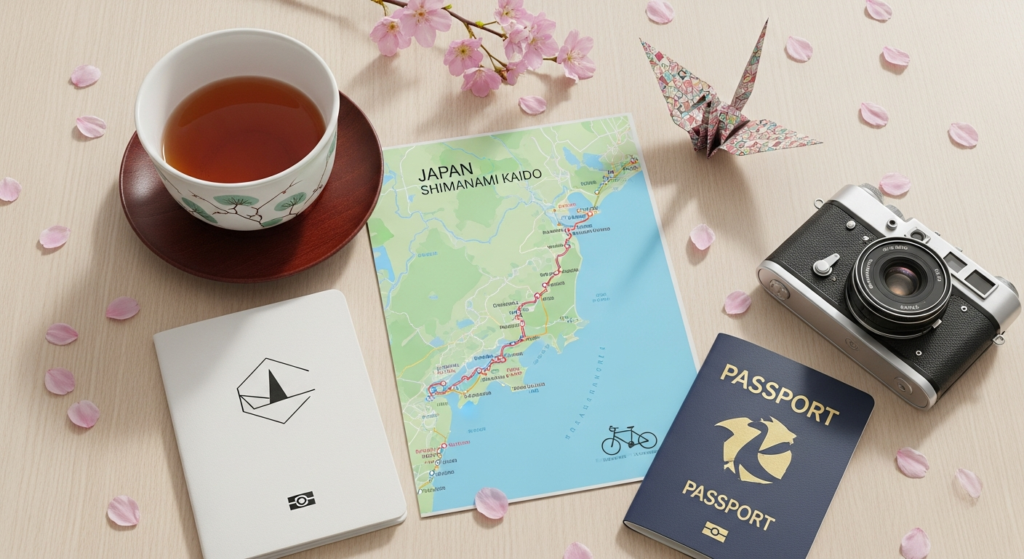 cycling across Shimanami Kaido