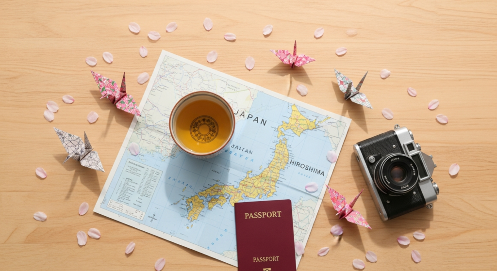 Hiroshima Peace Park memorial visit