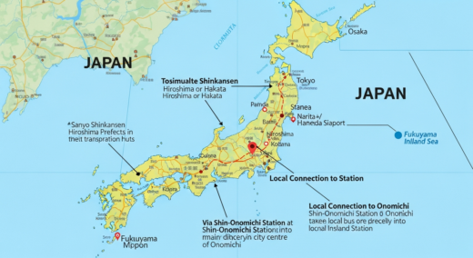 how to get to Onomichi from Tokyo