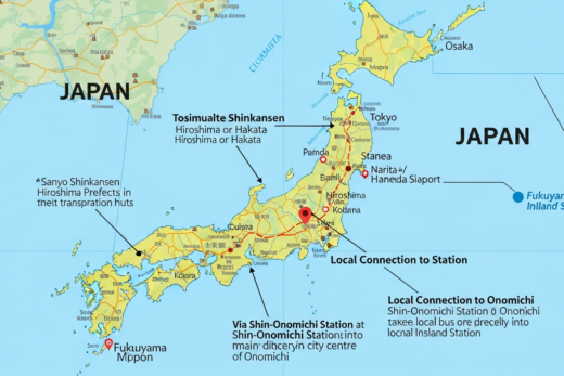 how to get to Onomichi from Tokyo