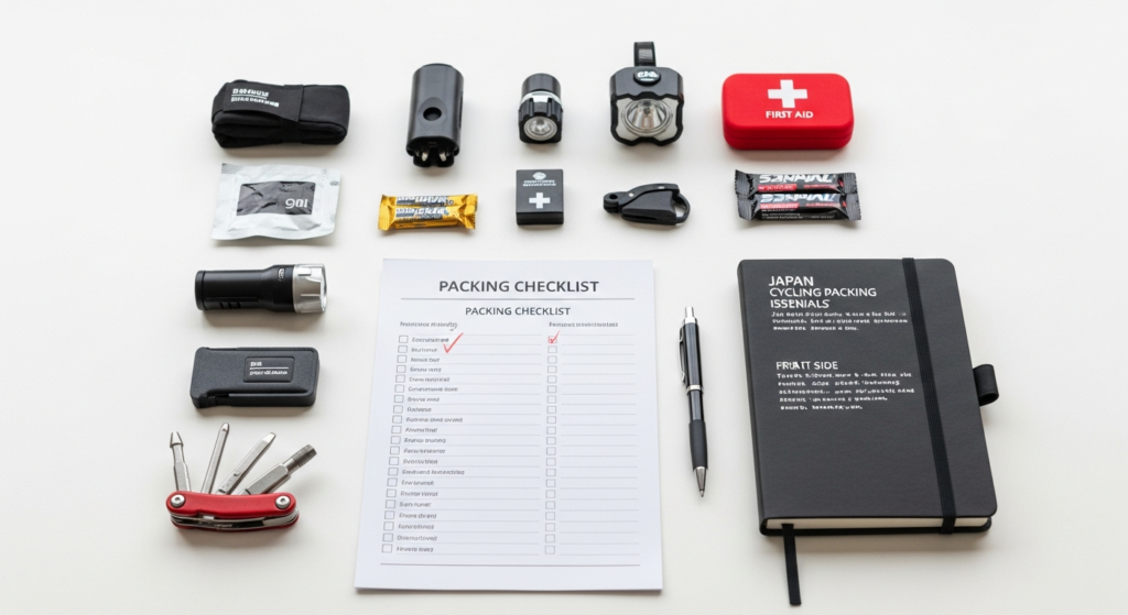 japan cycling trip packing list