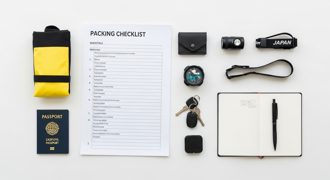 japan cycling trip packing list