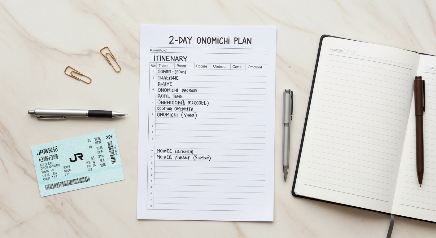 onomichi 2 day itinerary guide