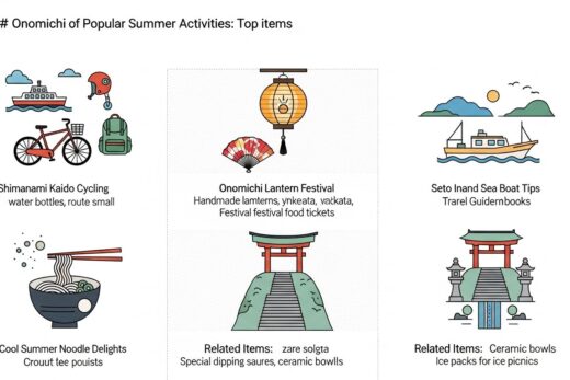 onomichi in summer activities — featured illustration