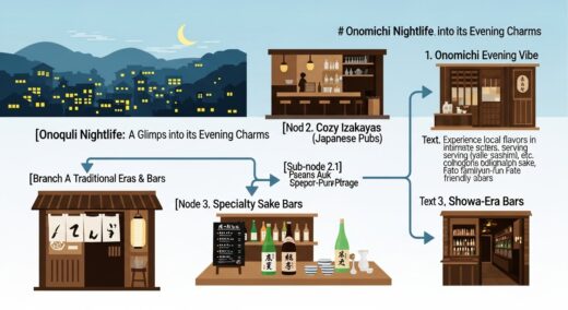 onomichi nightlife and bars — featured illustration