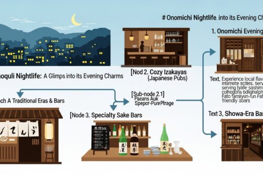onomichi nightlife and bars — featured illustration
