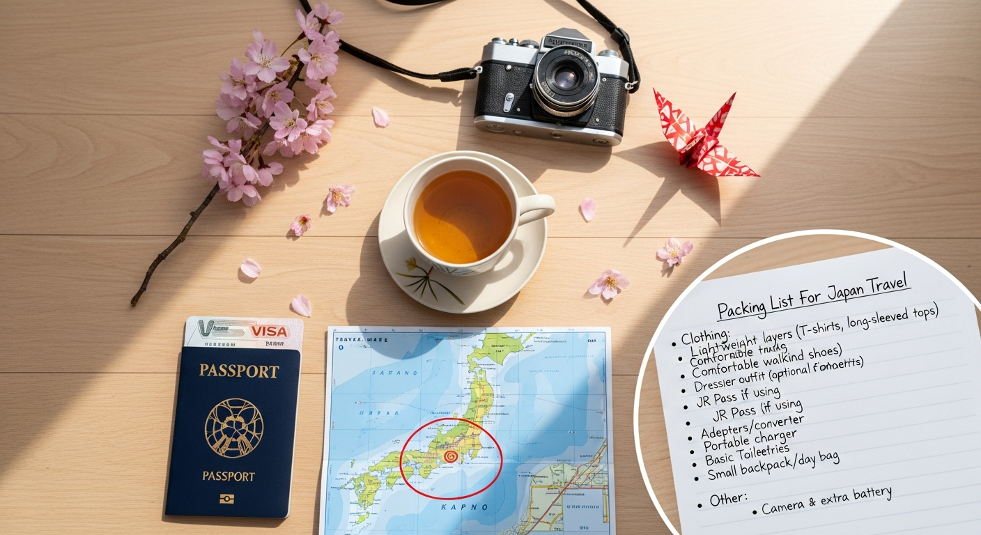 Packing List For Japan Travel