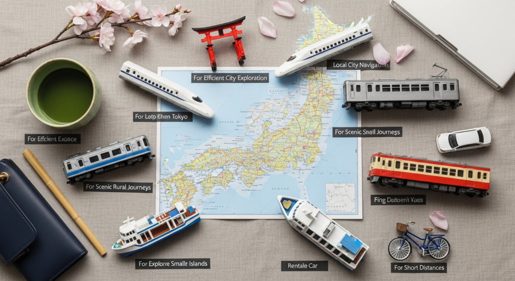 Types of transport for different occasions